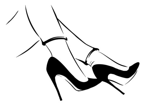 High Heels Silhouette Images