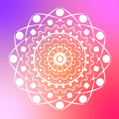 Mandala round ornament