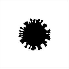 Coronavirus - vector icon on white background
