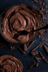 chocolate cake with chocolate