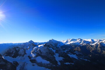 A view from top of Mount Titlis