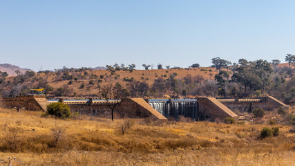 Dam at a nature reserve