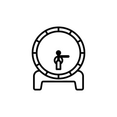 Vector icon with the image of a beer barrel
