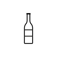 Vector icon with bottle image