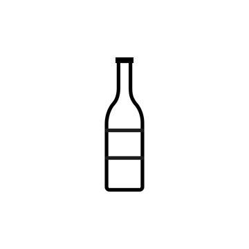 Vector icon with bottle image