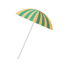 Fototapeta premium Summer striped umbrella vector design