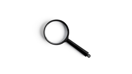 Magnifying glass isolated on a white background.