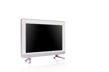 TV flat screen lcd isolated on white background