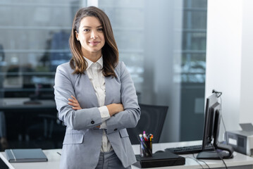 Portrait of business woman at the office.