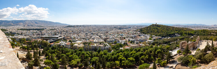 Fototapeta na wymiar view of the city Athens Capital of Greece