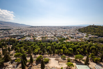 view of the city Athens Capital of Greece