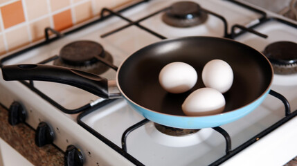 egg in a frying pan