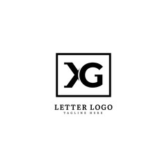 Initial XG with minimalist concept design for company and business logo.