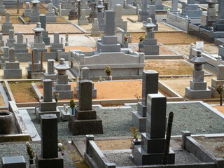 Geometric Japanese Cemetery