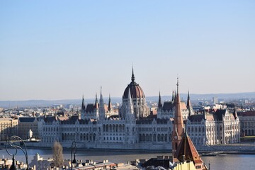 hungarian parliament building in Budapest