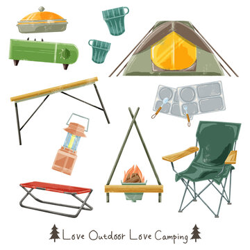 キャンプ道具 Images Browse 462 Stock Photos Vectors And Video Adobe Stock