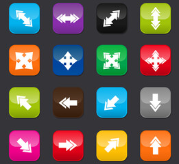 Arrows icons set