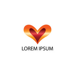 love logo element color illustration design vector template