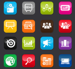 Marketing icons set