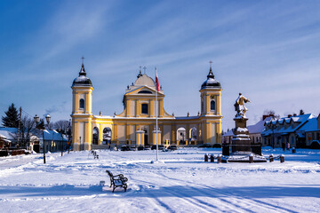 Zima w zabytkowym Tykocinie, Podlasie, Polska © podlaski49