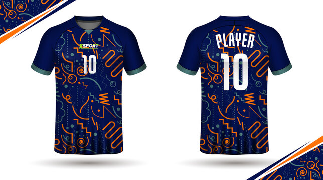 Soccer jersey template sport t shirt design