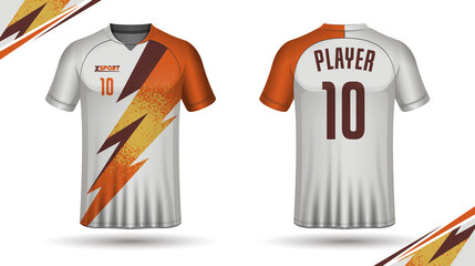 Soccer jersey template sport t shirt design