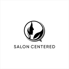 Fototapeta premium Spa and Beauty Logo. Elegant and Minimalist Design for Salon, Haircare, and Skincare Centers.