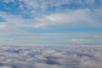 Fototapeta na wymiar soft clouds in blue sky