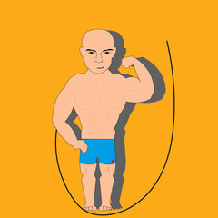 Bodybuilder vector