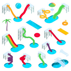 Aqua Park Isometric Set