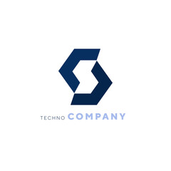 Creative Technology Company Logo Design Vector