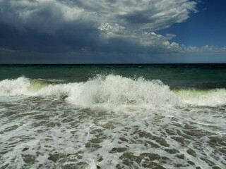 playa espectacular en el sur de argentina