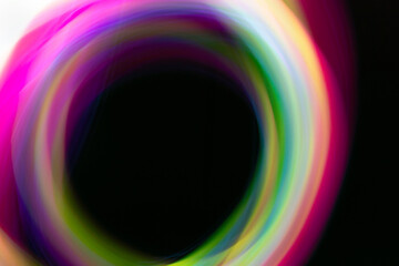 Abstract blur colorful light painting pattern perfect for background.