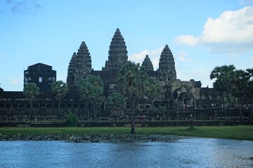 Fototapeta na wymiar Angkor Wat temple in Siem Reap, Cambodia, Ancient Khmer architecture. 