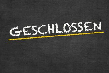 Geschlossen	