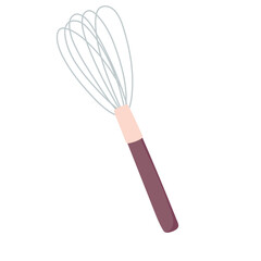 cooking manual mixer utensil cutlery in cartoon style