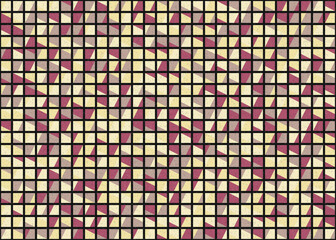 Abstract Geometric Pattern generative computational art illustration