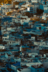 Fototapeta premium BLUE CITY VIEW 