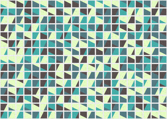 Fototapeta premium Abstract Geometric Pattern generative computational art illustration
