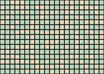 Fototapeta premium Abstract Geometric Pattern generative computational art illustration