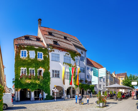 Rathaus, Isny im Allg&auml;u, Baden-W&uuml;rttemberg, Deutschland