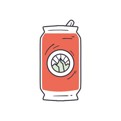 beer can icon vector design
