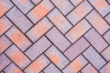Paving stone background. Pavement lined with paving stones.