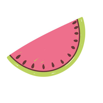 watermelon fresh fruit food icon isolated design