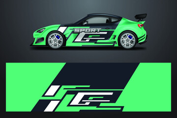 Car Wrap Designs Vector , Livery Sticker Vehicle 