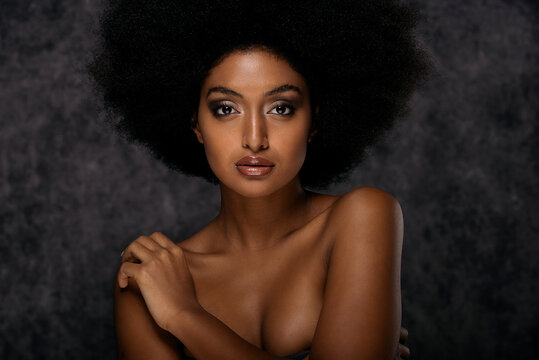 Beautiful afro woman