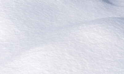 Fototapeta na wymiar Background from fluffy snow close-up.