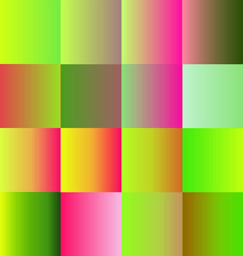 Abstract Background With Square Shapes And Multiple Colors 