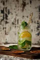 mojito cocktail on table