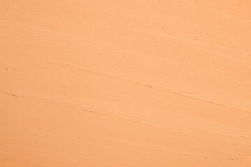 Liquid foundation texture. Make up for women. Top view.